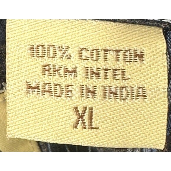 Cowboy Collection Mens Shirt By Lammles Western Wear Striped Button Up Size XL - Picture 8 of 10